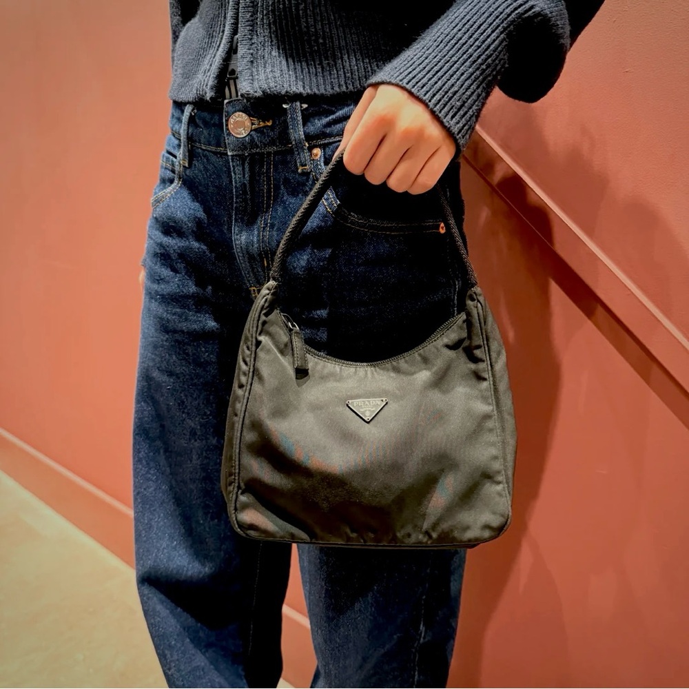 Prada Re-Edition Nylon Hobo Bag